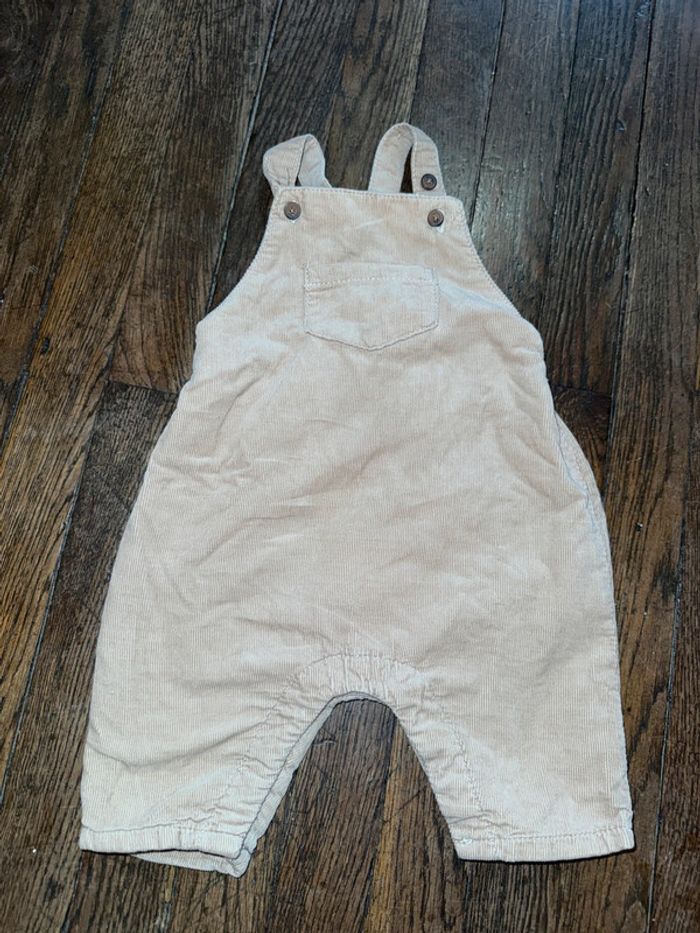 Salopette velours Bout’chou  1 mois