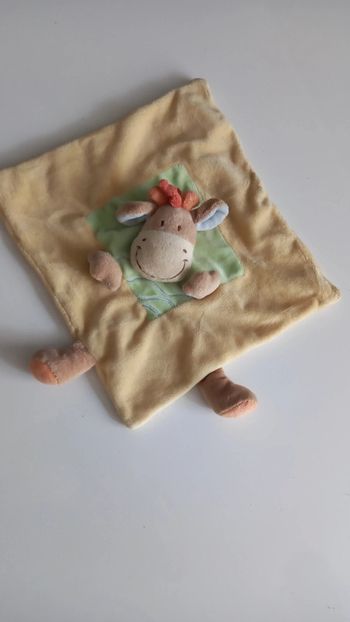 Doudou carré vache Nicotoy