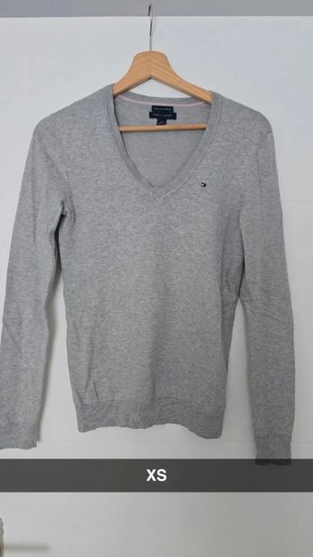 Pull gris Tommy Hilfiger
