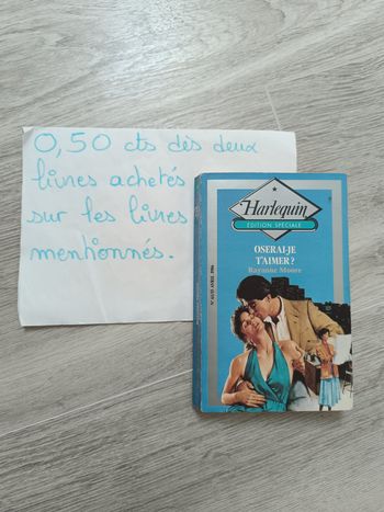 Livre Harlequin édition spéciale