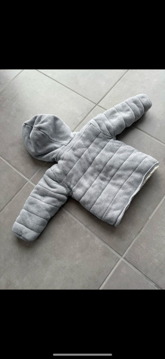 Manteau avec capuche fourré hiver chaud Taille 24 mois - photo numéro 10