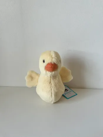 Fluffy duck yellow Jellycat