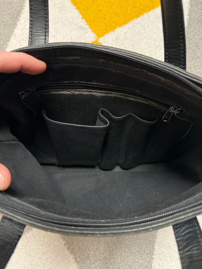 Sac à mains en cuir Texier - photo numéro 6