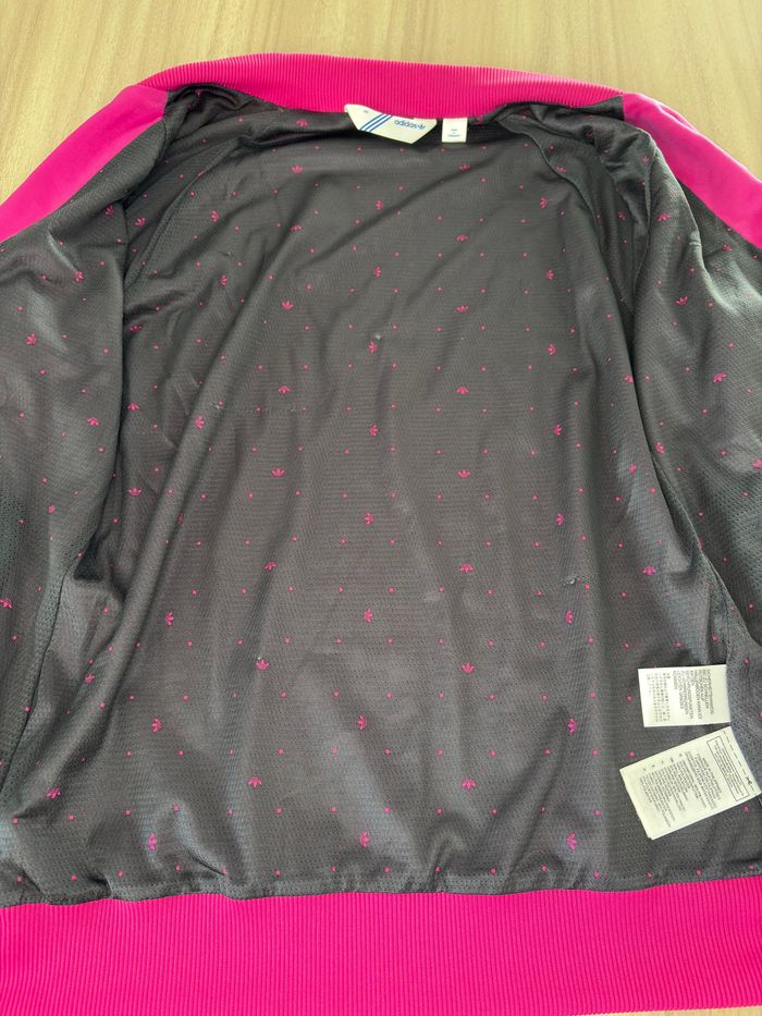 Veste Adidas vintage rose – Année 2000 - Taille 40 - Avec logo sur la doublure intérieur - photo numéro 4