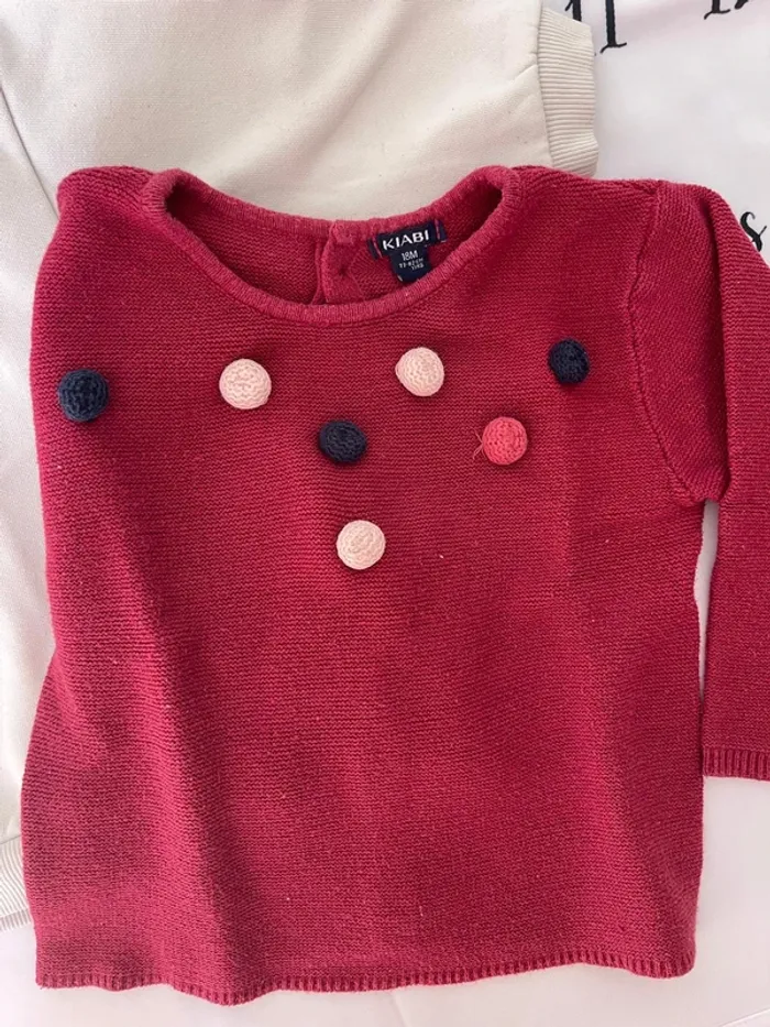Lot de 3 pulls bébé fille – Taille 18 mois / 81 cm 🧶💖 - photo numéro 7