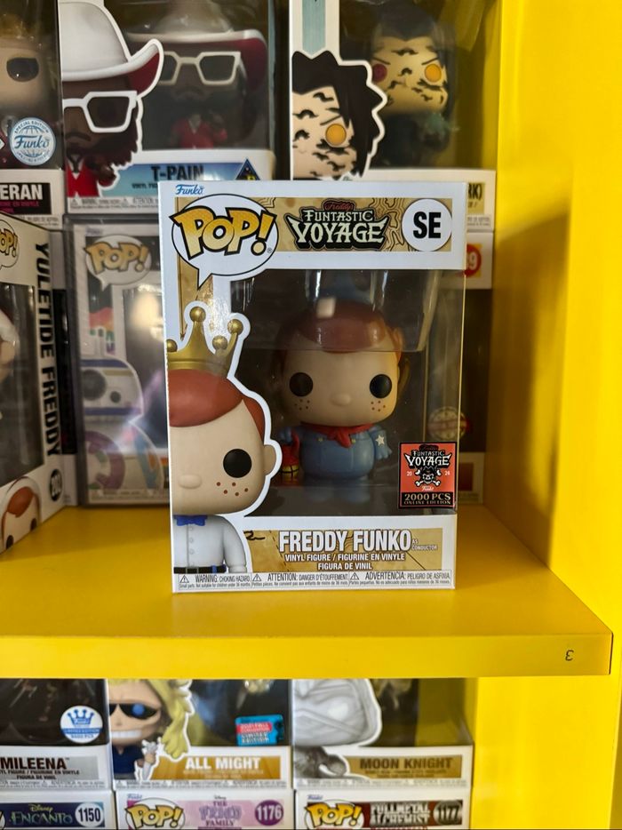 Funko Pop! SE - Freddy’s Funtastic Voyage - Freddy Funko As Conductor - Freddy’s Funtastic Voyage 2024 Funko 2000 PCS Online Edition