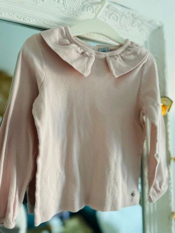 T-shirt manches longues col Claudine petit bateau