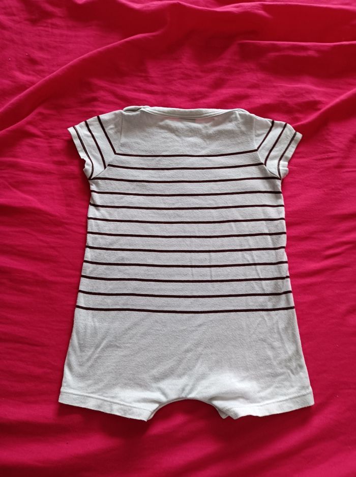 Barboteuse coton Petit bateau taille 6 mois - photo numéro 2