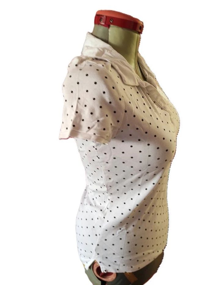 The shirt The basics taille M Blanc noir pois - photo numéro 2