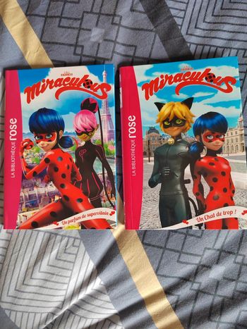 Lot de 2 livres miraculous