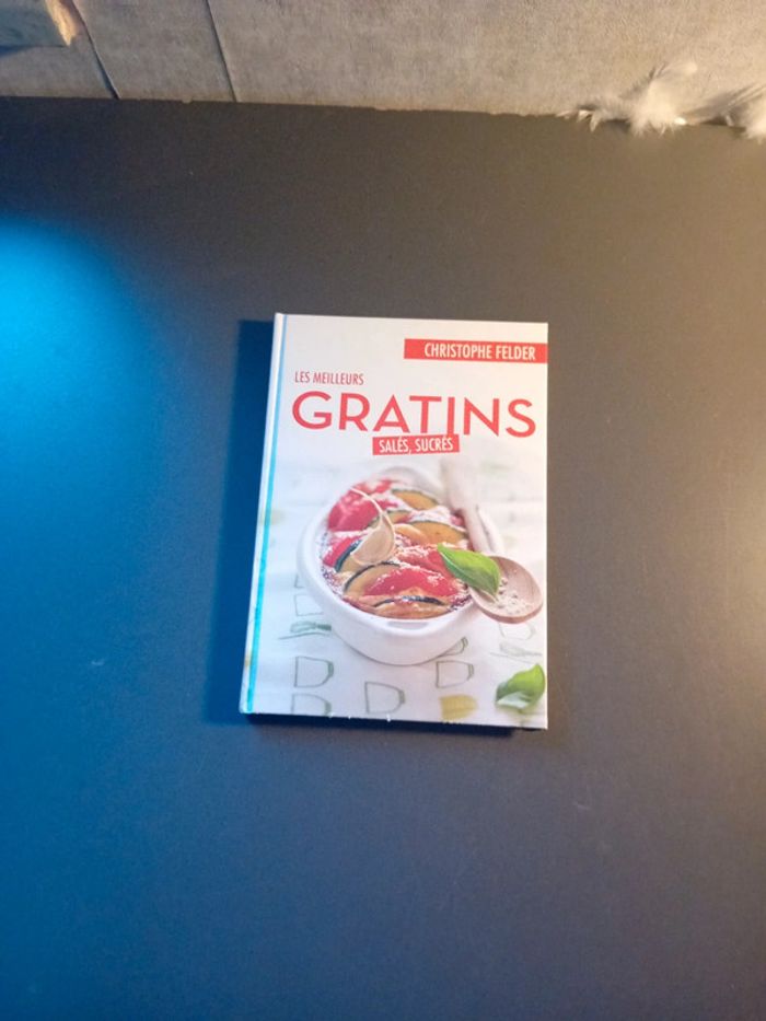Livre les meilleurs gratins salés sucrés Christophe felder
