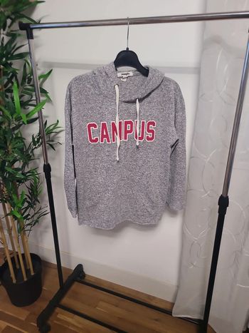 Sweat gris campus