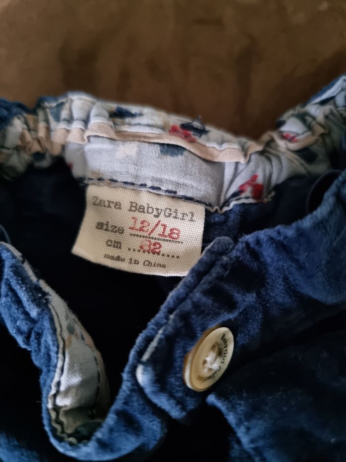 Pantalon en velours bébé Zara - photo numéro 2