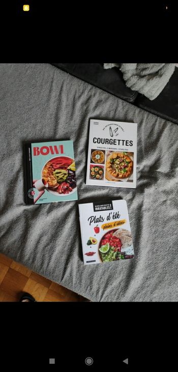Lot de livres de recettes