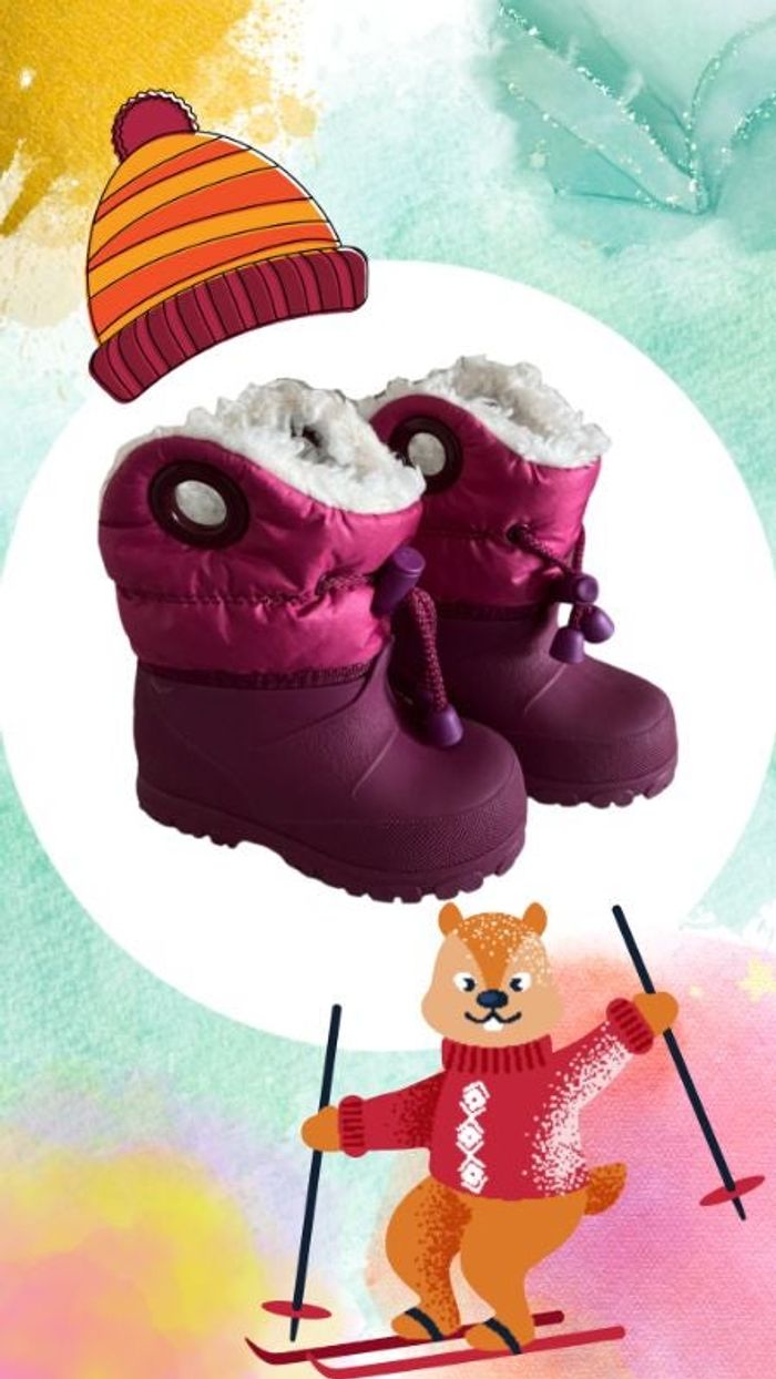 Bottes de neige fille - Decathlon - (taille18/19)