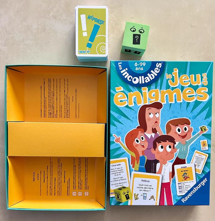 Jeu des énigmes Les Incollables