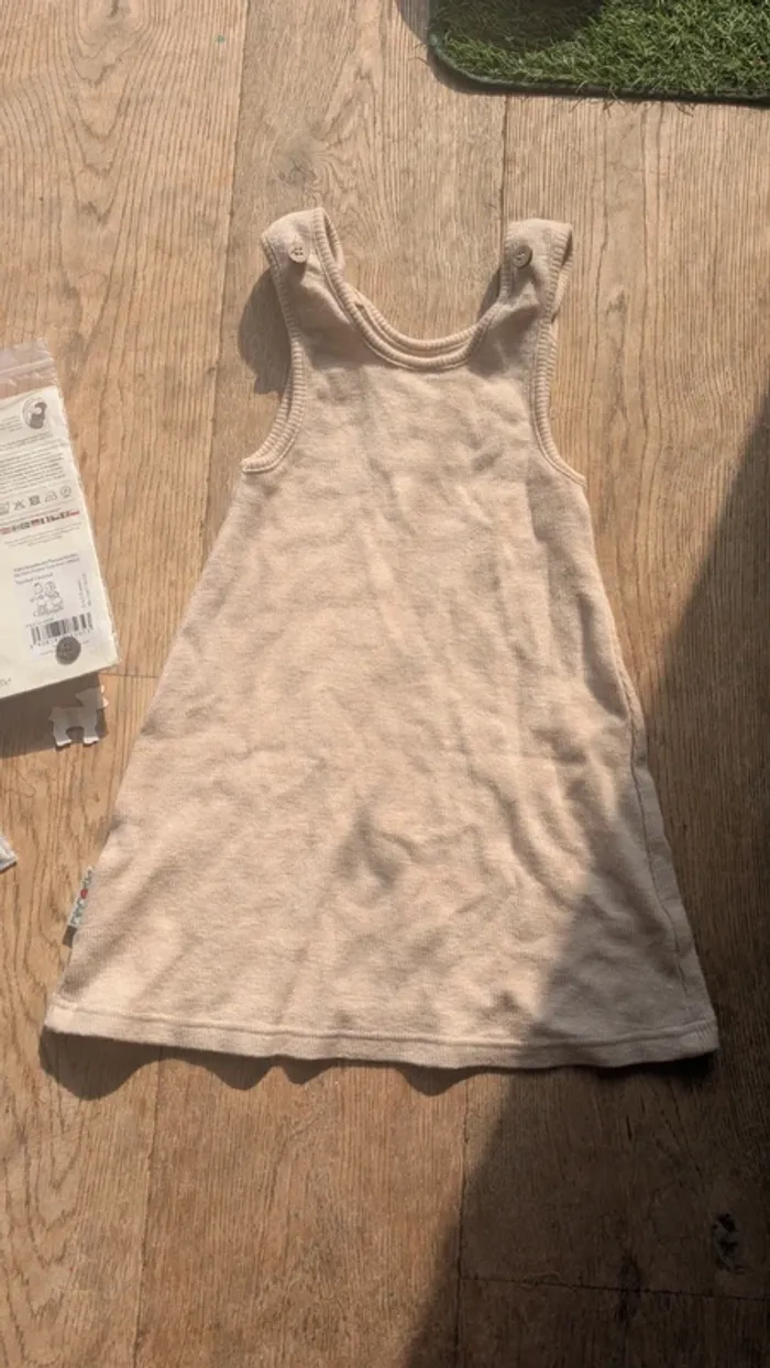 Robe tunique à poche coeur coconut conqueror manymonths - photo numéro 3