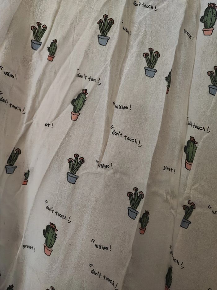 23 – Chemise sans manches imprimé cactus – Fraîche & funky 🌵 - photo numéro 4