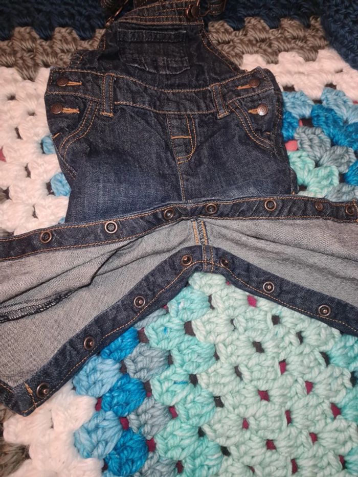 Salopette jeans 6 mois - photo numéro 5