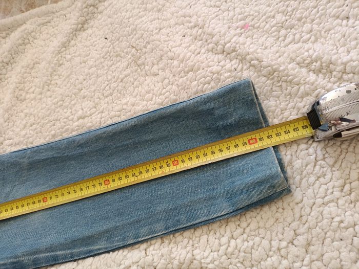 Jean original SPY style Y2K – détails violets + portrait imprimé – taille 40 - photo numéro 9