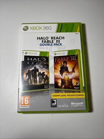 Halo Reach Fable III Double Pack Microsoft Xbox 360 PAL FR Complet