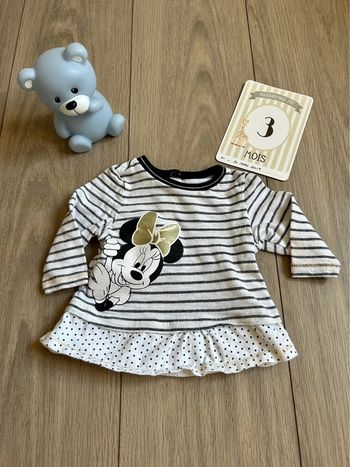 T-shirt longue manche rayé, Minnie