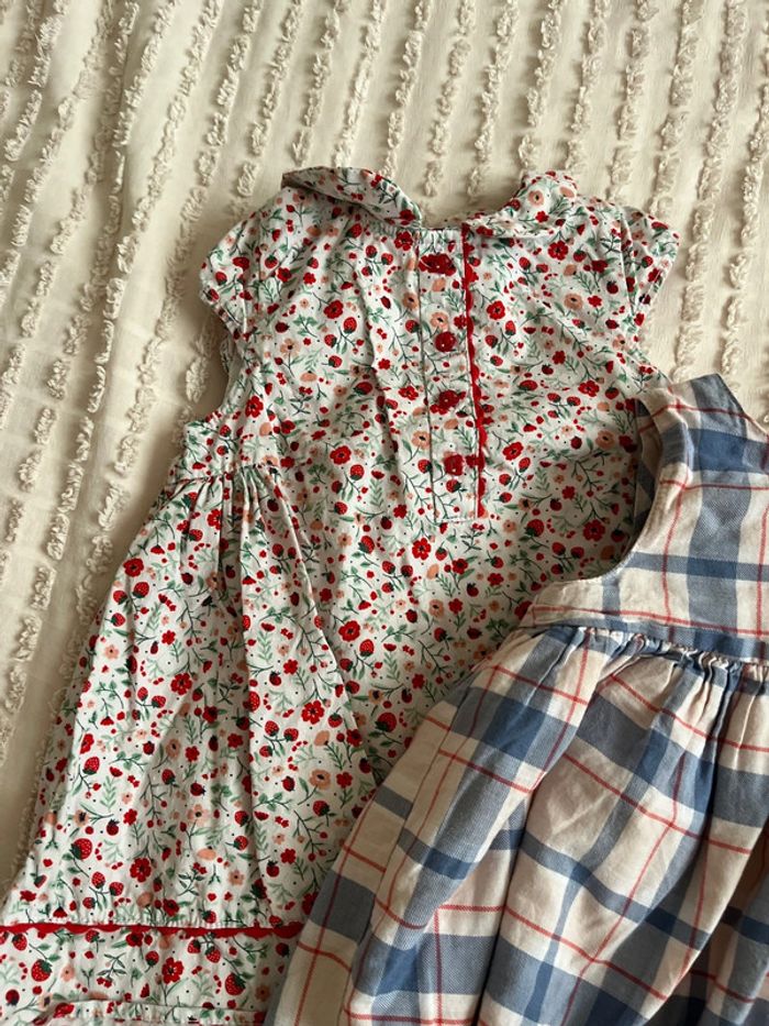 Lot de 3 Robe et bloomer 9 mois - photo numéro 2