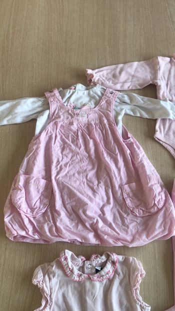 Ensemble 6 vêtements fille 9 mois compagnie des petits et autres