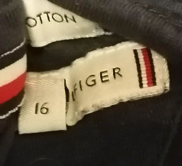 Tee-shirt manches longues bleu marine sequins taille 16 ans Tommy Hilfiger - photo numéro 11