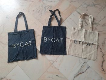 By Cat tote bag en coton en tbe