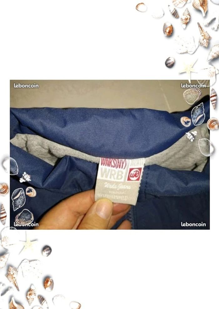 Blouson zippé bleu 12 ans wrb - photo numéro 3