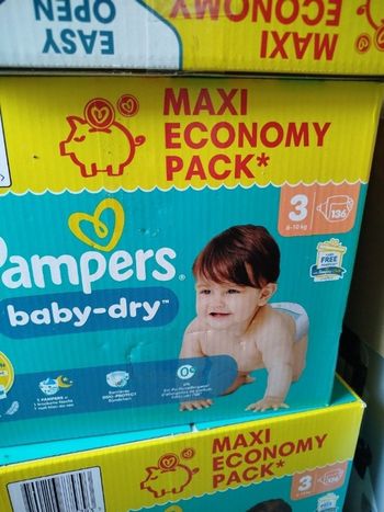 Pampers baby dry taille 3
