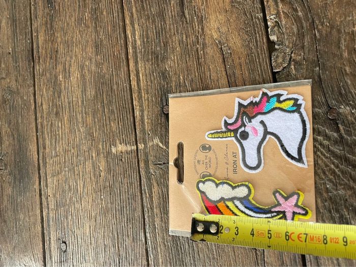 Écusson patch brodé thermocollant 2 pièces - photo numéro 4