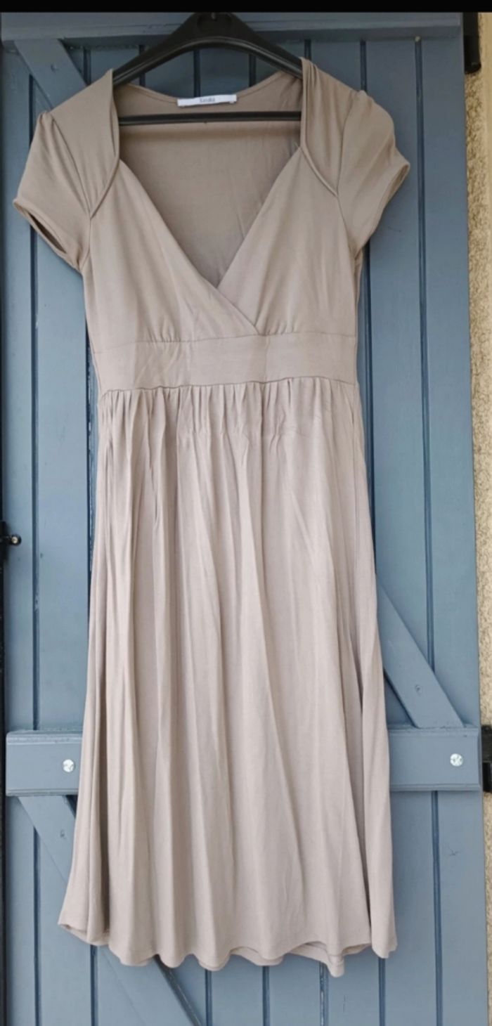 Robe col cache coeur