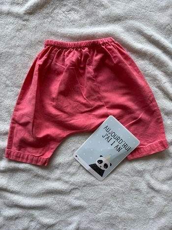 Sarouel bébé fille 12 mois