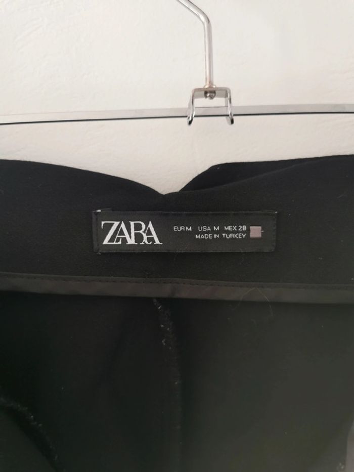 Pantalon à pince/de tailleur noir - Zara - photo numéro 3