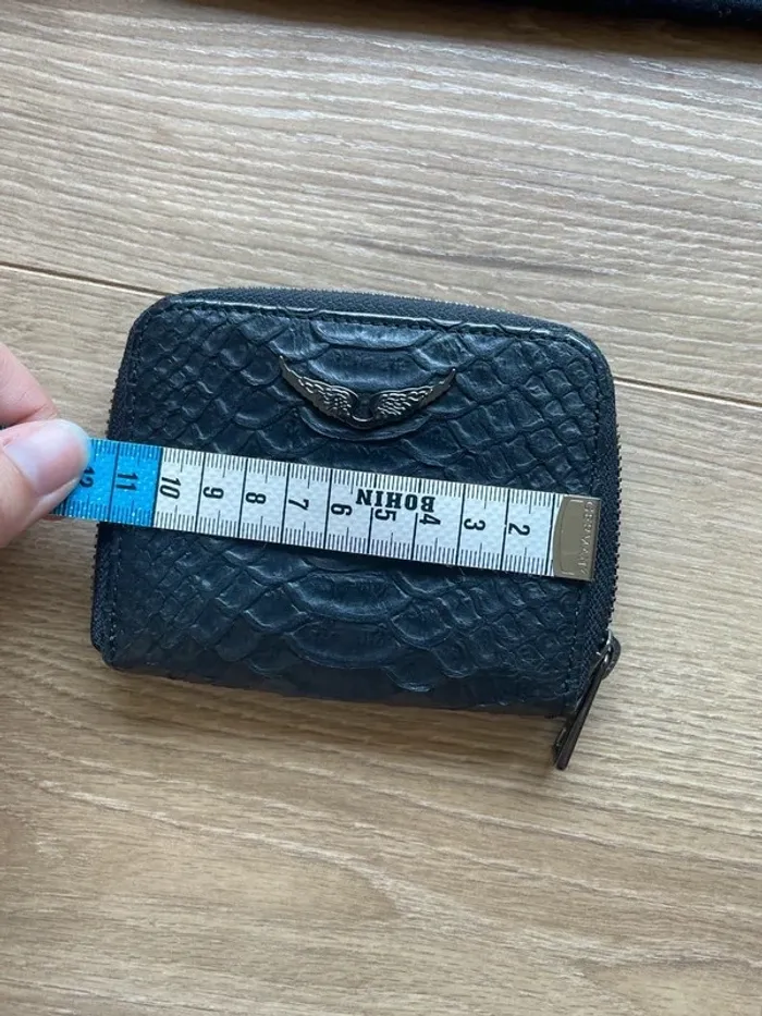 Petit porte-monnaie Zadig & Voltaire cuir croco - photo numéro 8