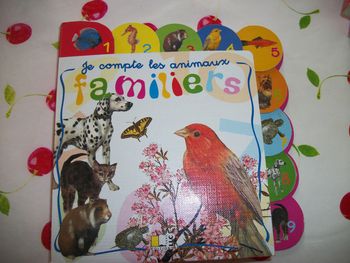 Je compte les animaux familiers livre cartonné