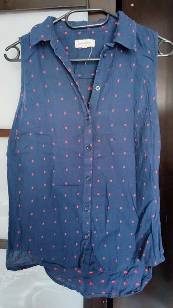Chemise MC bleu