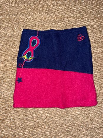 Jupe en laine bouillie DPAM 8 ans