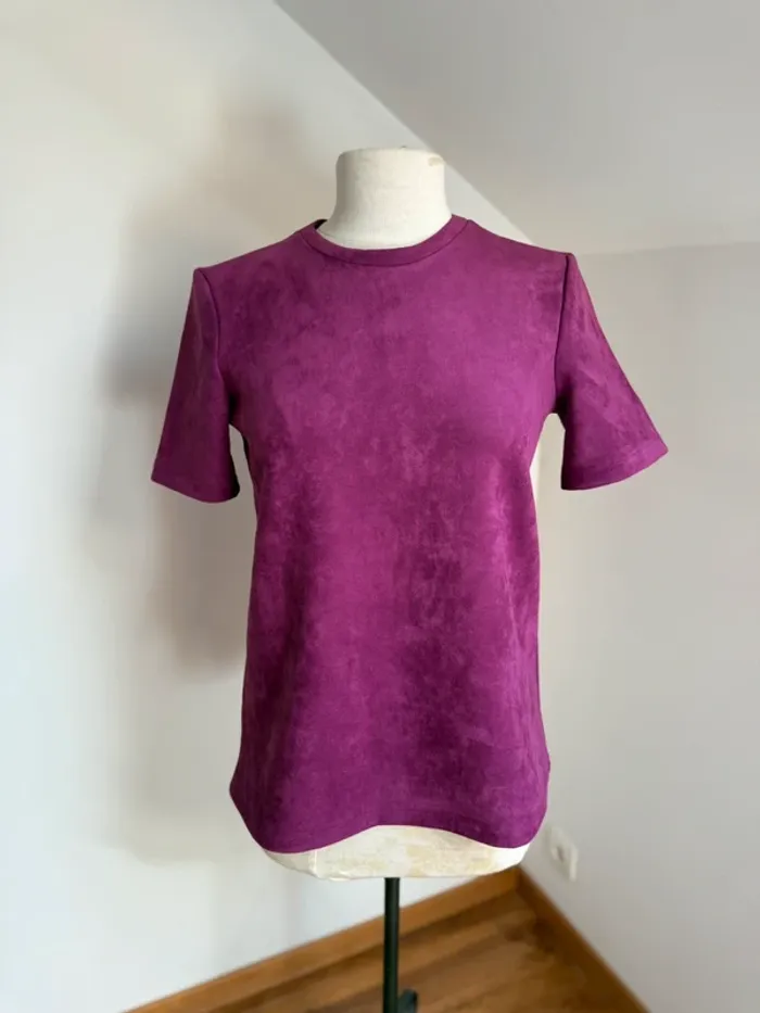 Belle blouse / pull Zara façon daim doux et fluide neuf 🌸 M 38 - photo numéro 2