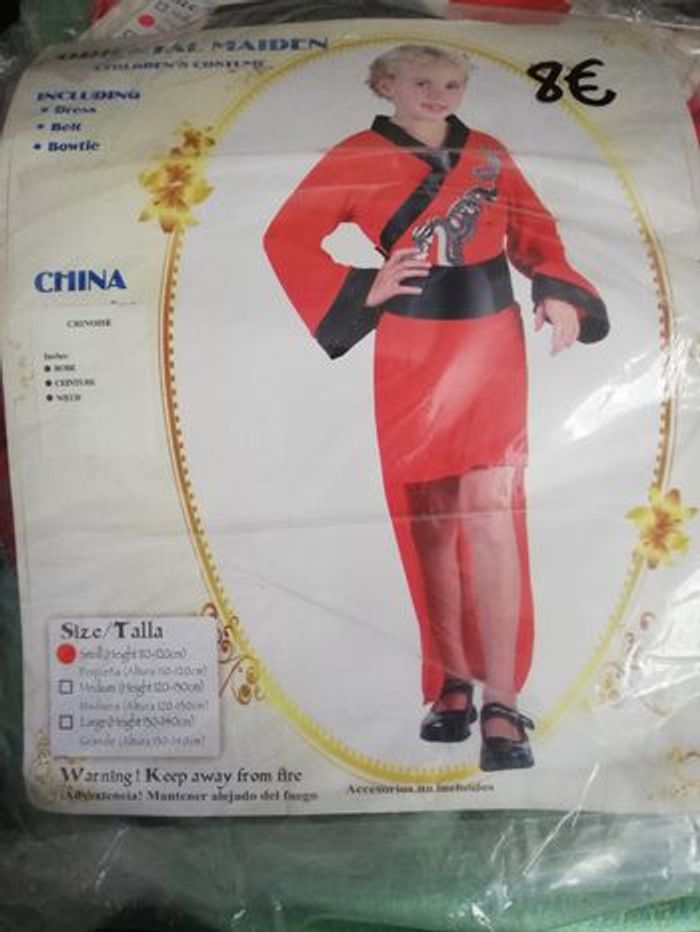 Déguisement enfant fille la chinoise 4-6ans