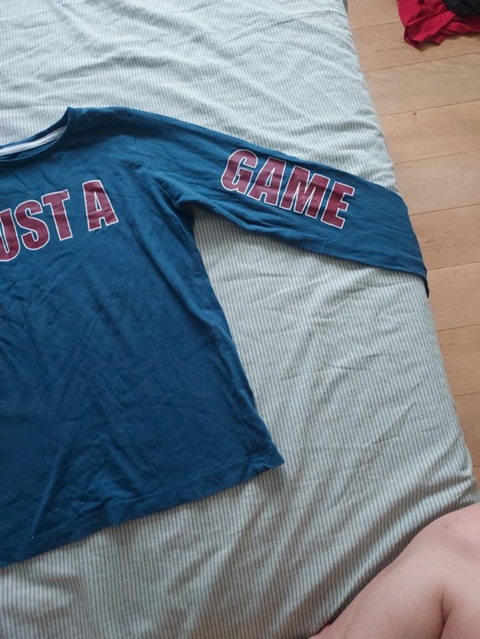 T shirt manches longues Z 8ans - photo numéro 3