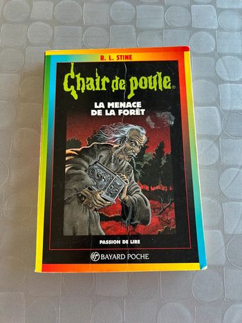 Livre Chair de poule:La menace de la forêt