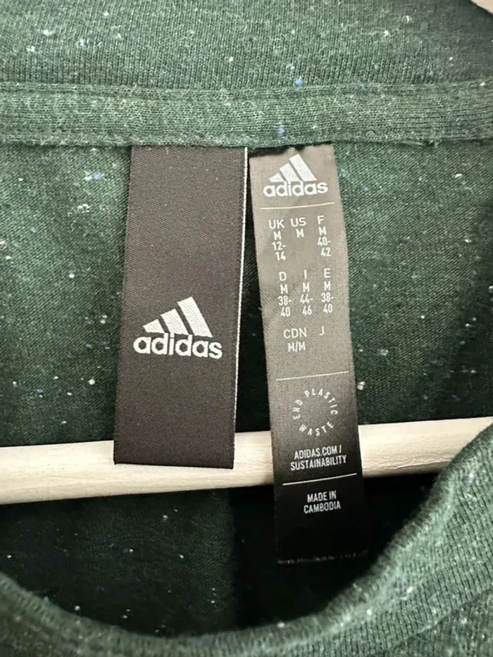 Tshirt adidas longue manche vert pour femme - neuf taille M - photo numéro 4