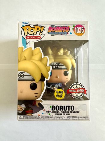 Figurine Funko Pop Boruto numéro 1035 gitd (glows in the dark) Boruto