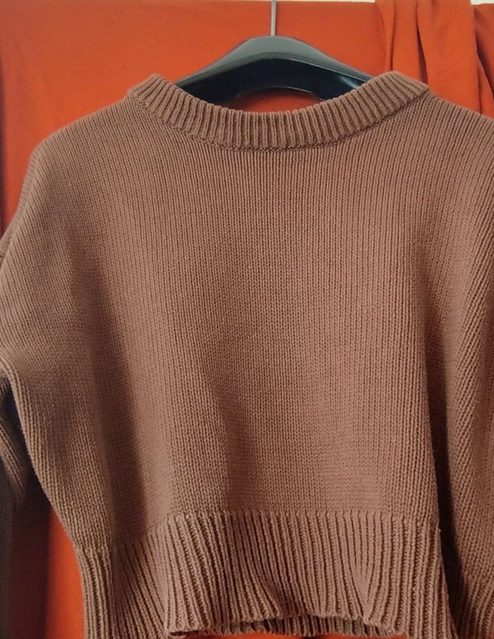 Pull marron - photo numéro 7