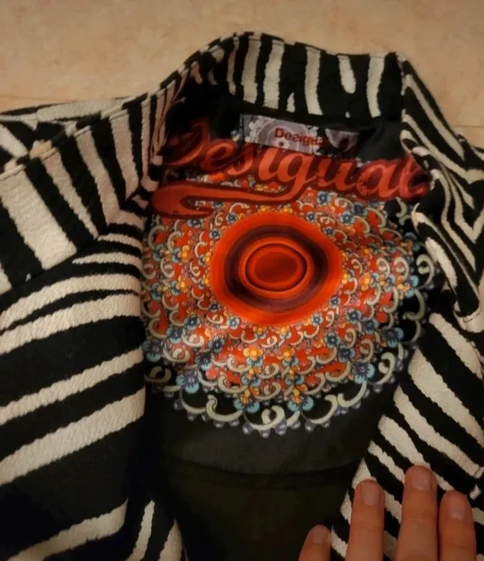 Manteau zébré Desigual - photo numéro 5