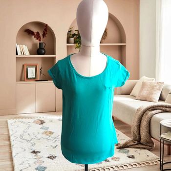 T-shirt  turquoise  mim M