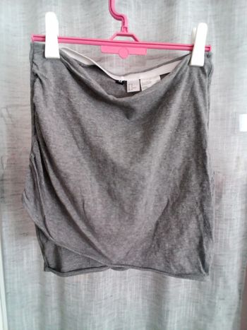 Jupe courte grise H&M